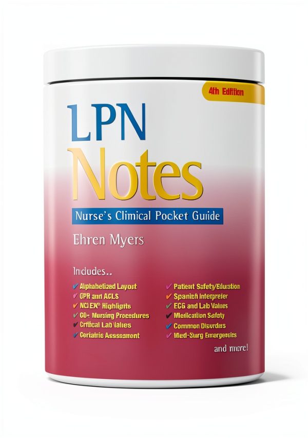 LPN LVN Nursing Exam Review Guide 4th Edition by F A Davis-0