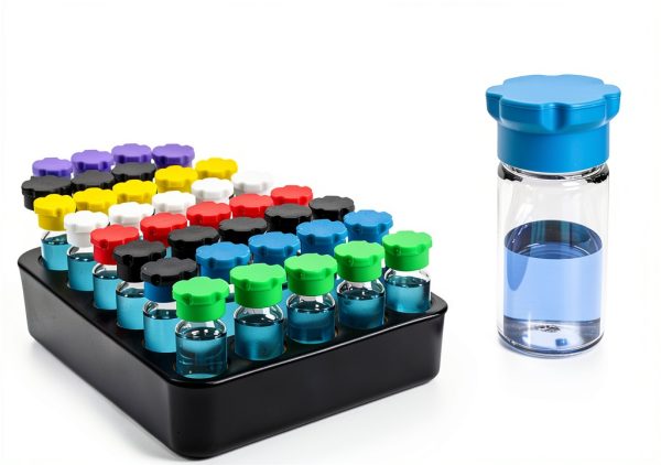 16 Pack 3ml Vial Caps Vorgexora Silicone Covers Leak‑Proof Color‑Coded-4