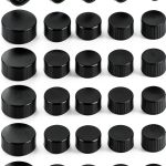 OLYCRAFT Phenolic Resin Bottle Caps 30pcs Multi‑Size Set for Lab-0