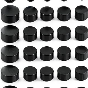 OLYCRAFT Phenolic Resin Bottle Caps 30pcs Multi‑Size Set for Lab-0