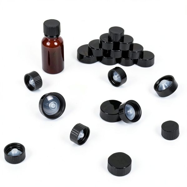 OLYCRAFT Phenolic Resin Bottle Caps 30pcs Multi‑Size Set for Lab-4