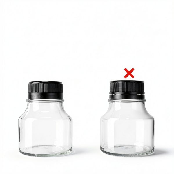 Caps for Empty Juice Bottles 100pcs Black 38mm Plastic Lids Rozer-3