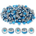 PATIKIL 13mm Flip Off Caps Dark Blue Laboratory Vial Seal 200 pcs-0