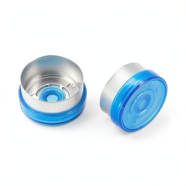 PATIKIL 13mm Flip Off Caps Dark Blue Laboratory Vial Seal 200 pcs-3