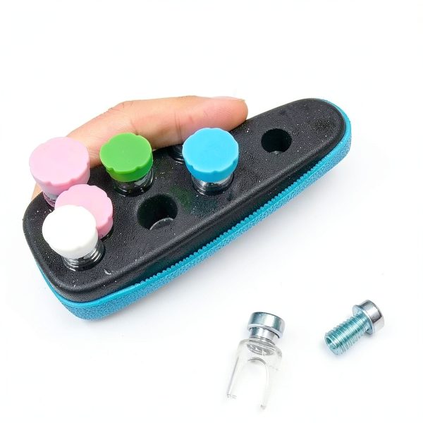 MIMORE Vial Caps 16-Pack 3ml Reusable Silicone Color‑Coded Lab Caps-4