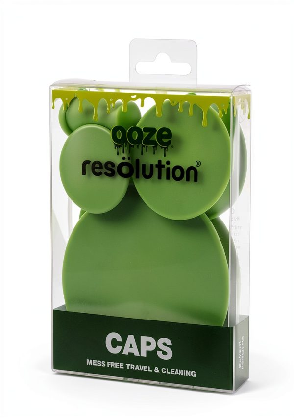 ResOlution Caps Green Caps for Glass Pipes Tight Seal Odor Proof-2