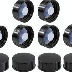 Growler Caps 16 Pcs 28mm Phenolic Black Bottle Lids by Mezfrguo-0