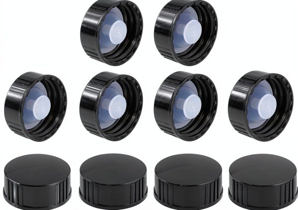 Growler Caps 16 Pcs 28mm Phenolic Black Bottle Lids by Mezfrguo-0