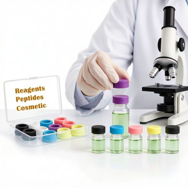 Reusable Vial Caps Mazentrix 12 Pack Leak‑Proof Color‑Coded Caps-5