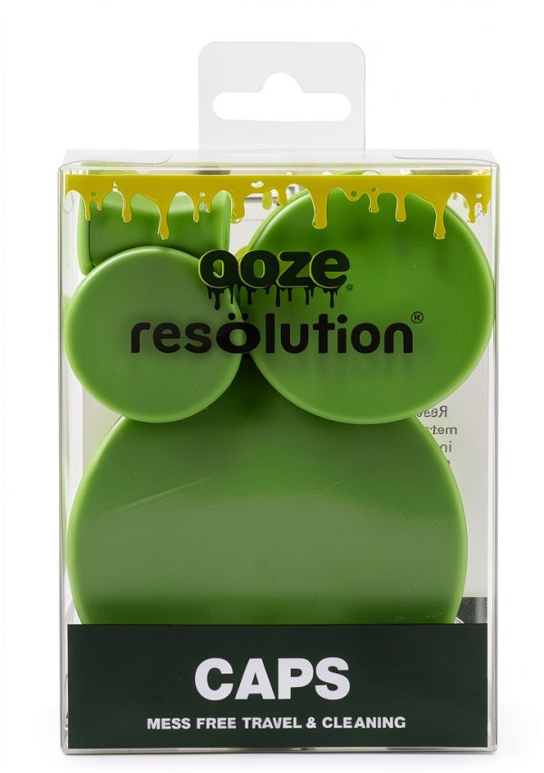 ResOlution Caps Green Caps for Glass Pipes Tight Seal Odor Proof-1