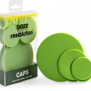 ResOlution Caps Green Caps for Glass Pipes Tight Seal Odor Proof-0