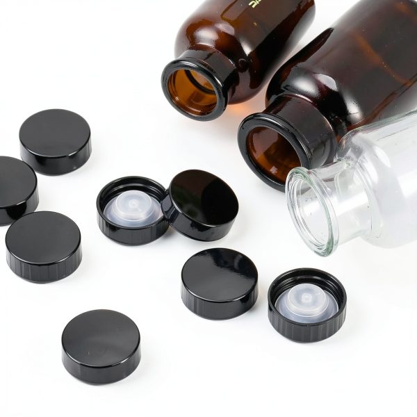 Growler Caps 16 Pcs 28mm Phenolic Black Bottle Lids by Mezfrguo-4